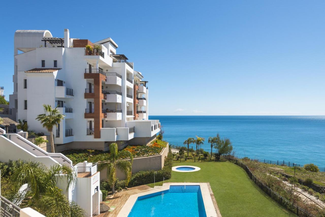 Precioso Apartamento 1 Dormitorio Con Vistas Mar Frontal Torrox Exteriör bild