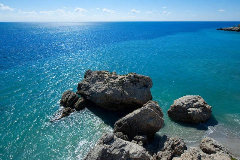 Precioso Apartamento 1 Dormitorio Con Vistas Mar Frontal Torrox Exteriör bild